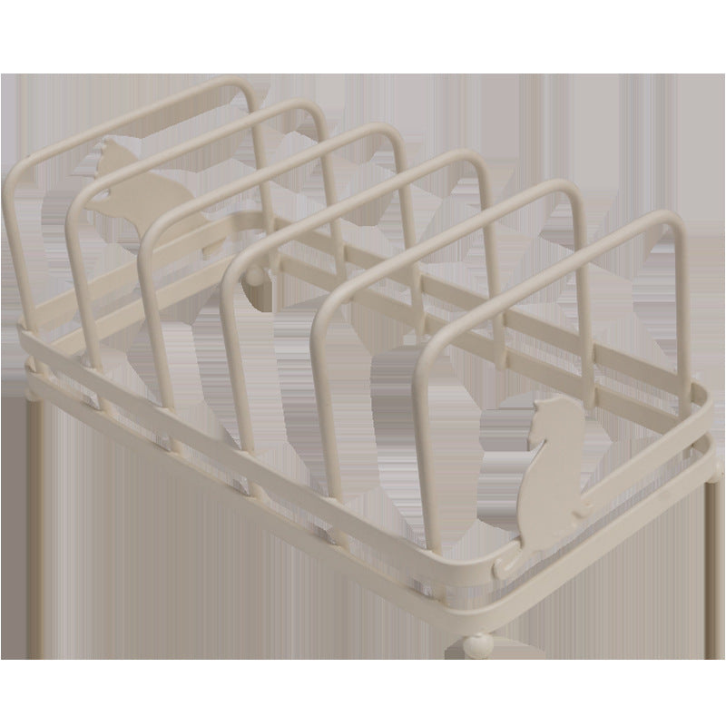 Japanese Miscellaneous Goods Creative Cat Pose Wrought Iron Plate