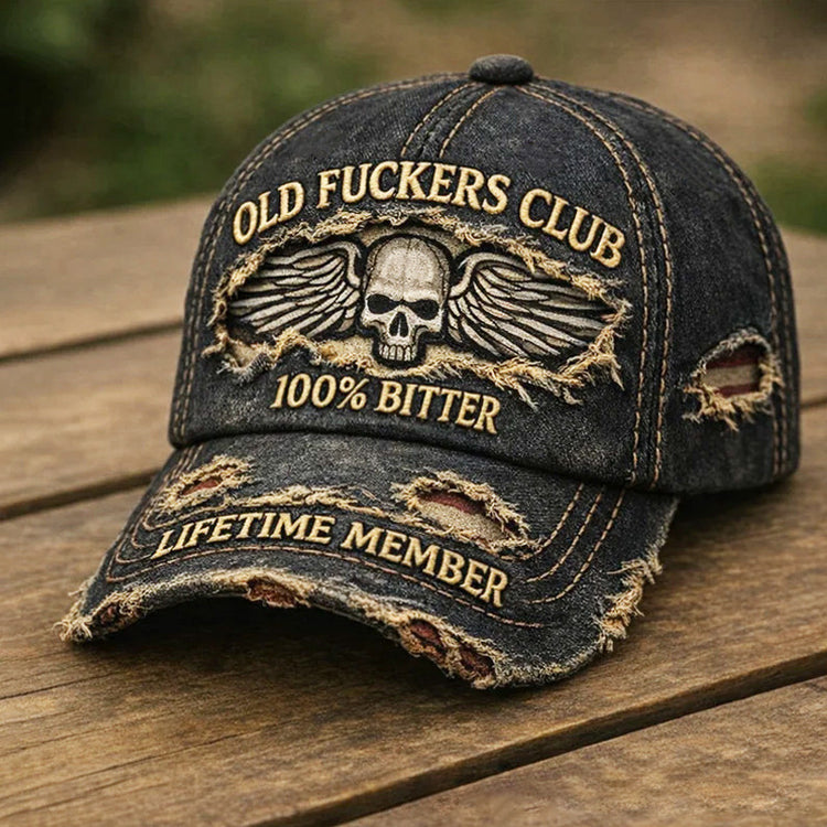a baseball cap on a table