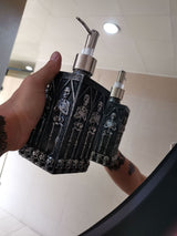 Skull-Design Resin Hand Soap Dispenser