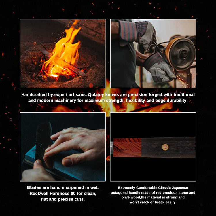 a collage of images of hands and fire