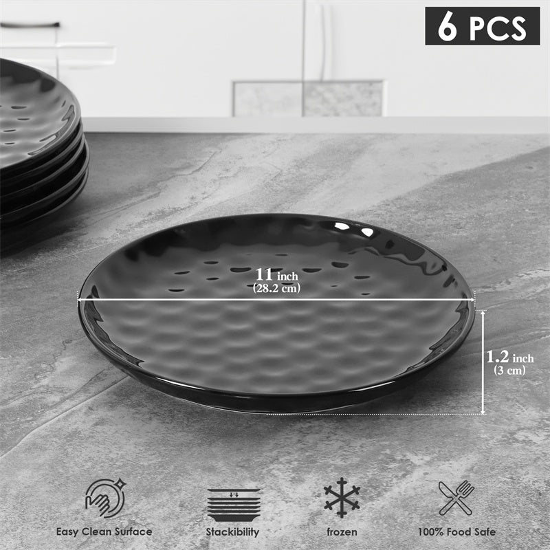 Black Plate 6PCS