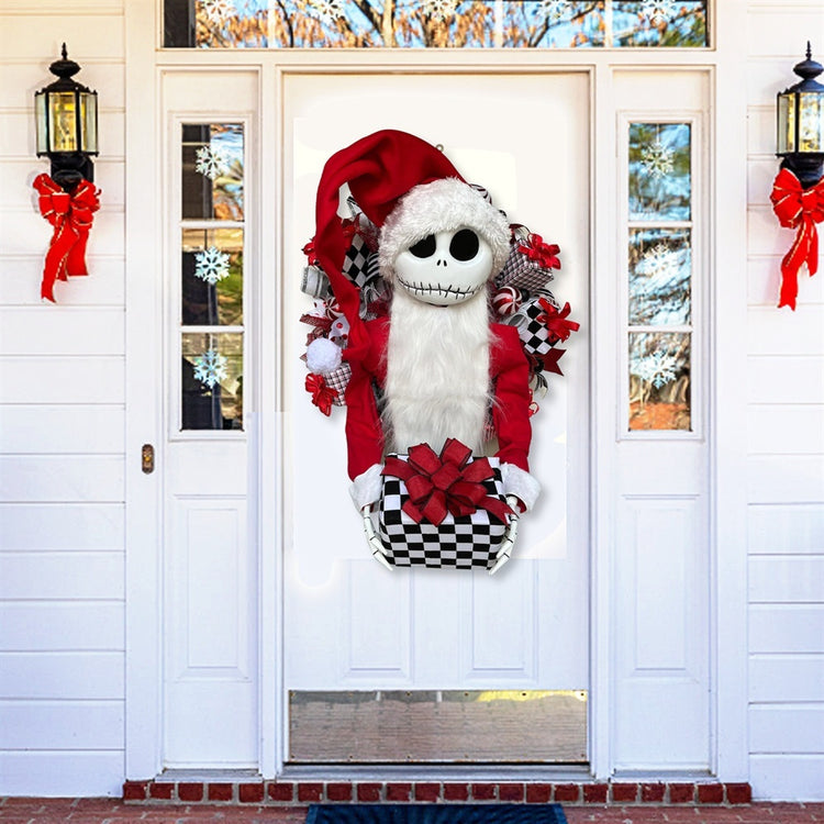 a door with a cartoon character on it