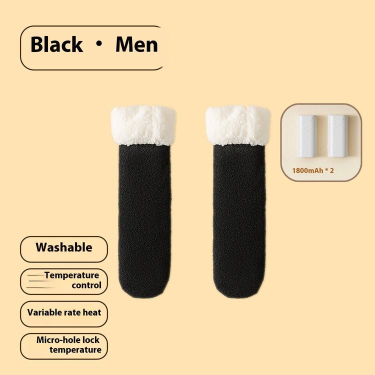 a pair of black and white objects
