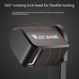 Folding Anti-Theft Bicycle Lock