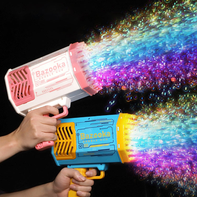 a pair of hands holding toy water guns
