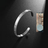 Stainless Steel Arabic Disc Necklace or Bracelet