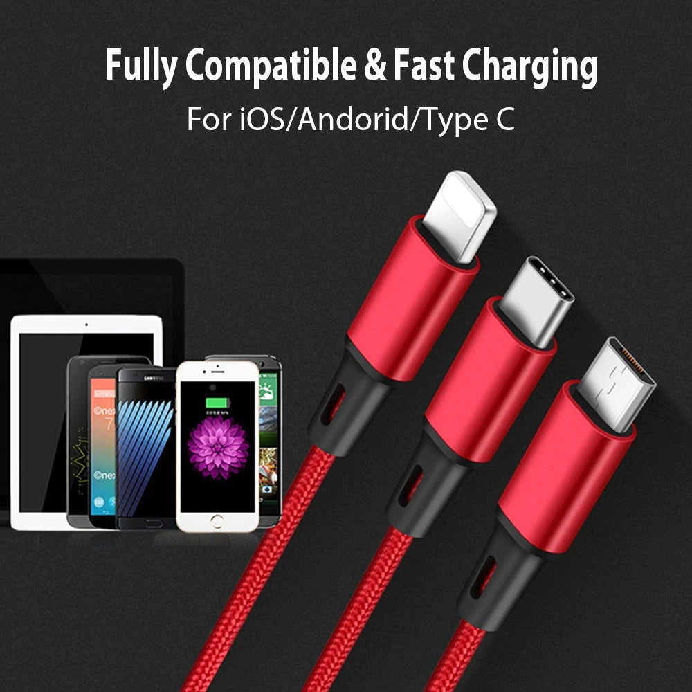 a group of red and black cables