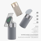 3-in-1 Wireless Charger, Bluetooth Speaker and Touch Lamp