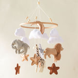 Forest Animal Felt Crib Mobile