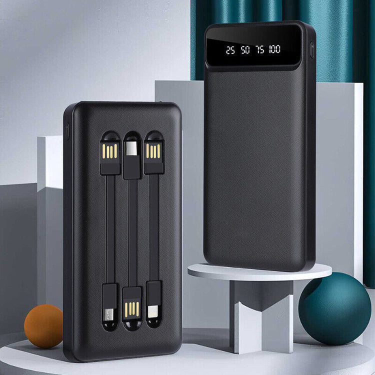 a black rectangular device with a couple of usb ports