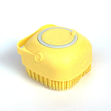 Silicone Pet Bath and Grooming Brush