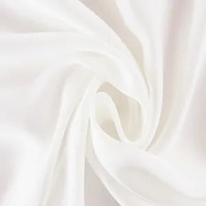 a close-up of a white fabric