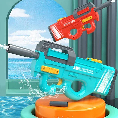 a toy guns splashing water
