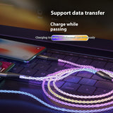 RGB 3-in-1 Multi-Connector Charging Cable