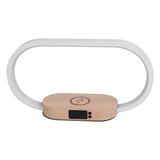 Touch-Control Bedside Lamp with Clock and Wireless Charging