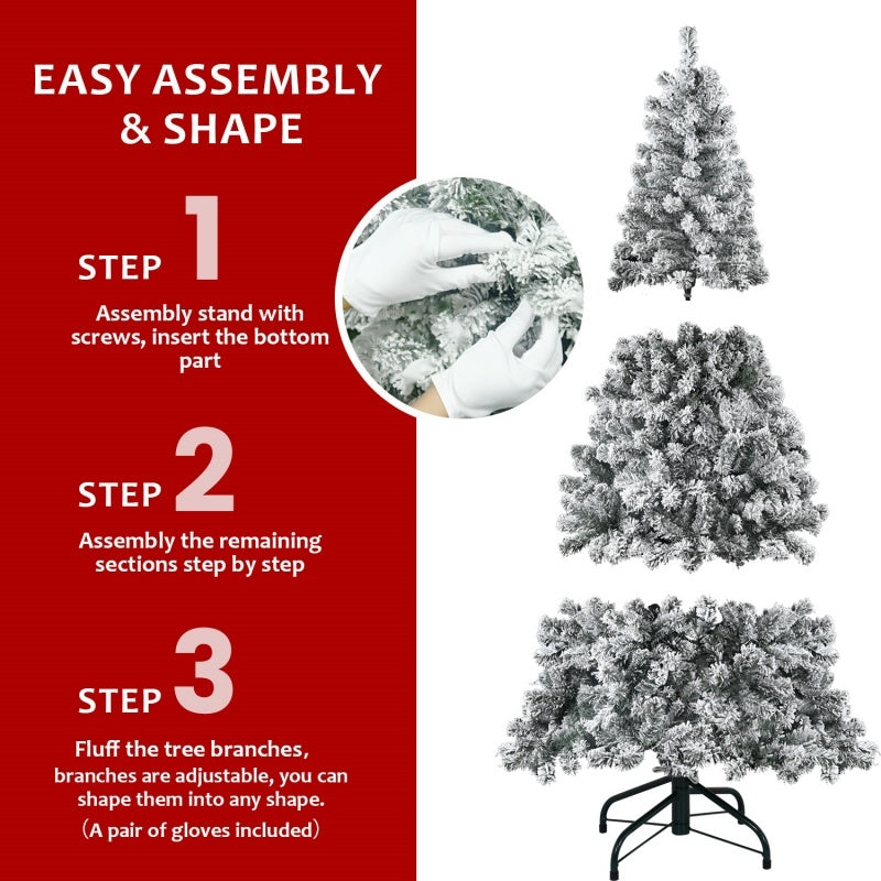 a step by step instructions to make a christmas tree