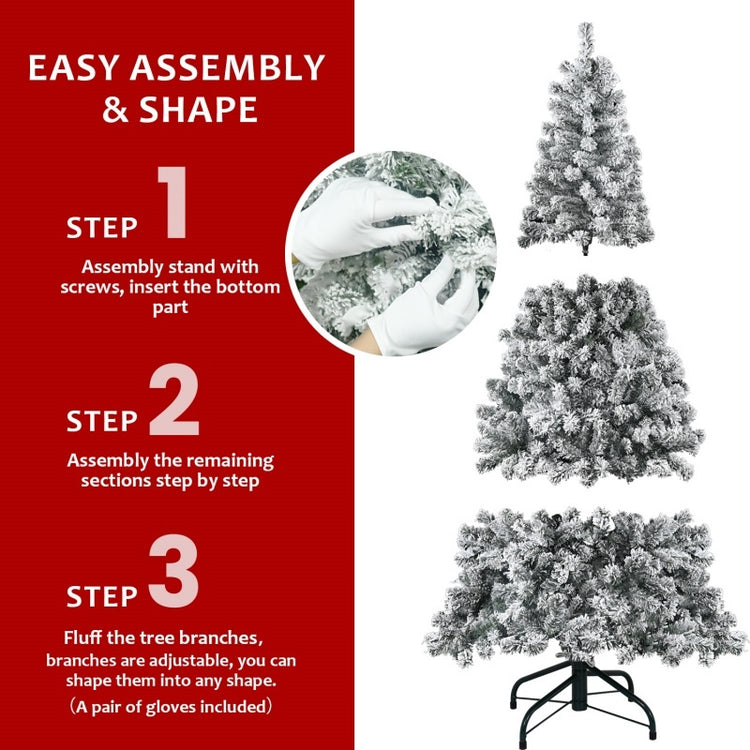 a step by step instructions to make a christmas tree