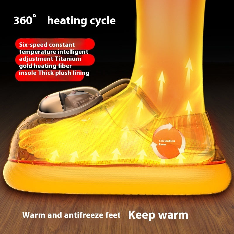 a diagram of a foot heater