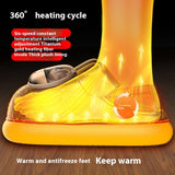 Rechargeable Heated Slippers for Couples
