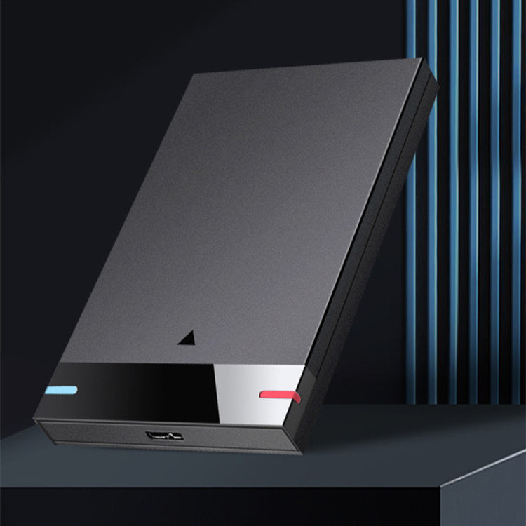 a black rectangular device with a red button