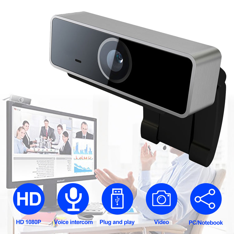 a webcam with a camera attached to the camera
