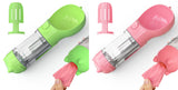 3-in-1 Portable Dog Water Bottle with Bowl and Waste Bag Storage