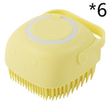 Silicone Pet Bath and Grooming Brush