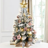 22-Inch Lighted Flocked Tabletop Christmas Tree