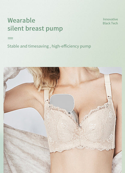 Hand-free Portable Wearable Automatic Breast Pump