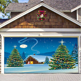 Cartoon Christmas Party Backdrop Cloth