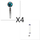 360° Rotating High-Pressure Shower Head