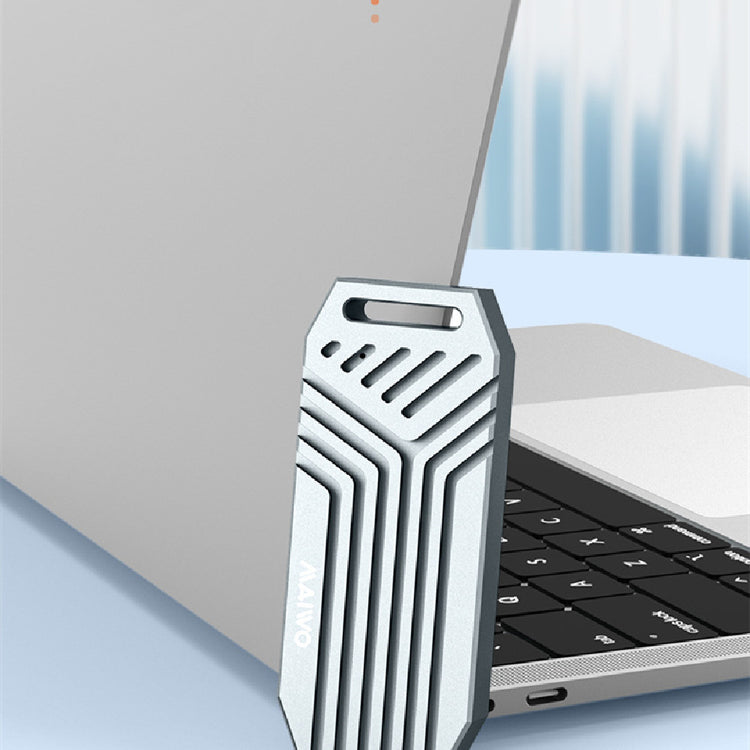 a laptop with a usb stick