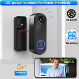 1080p Wi-Fi Video Doorbell with Phone Monitoring