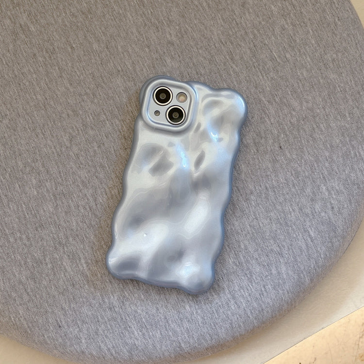 a phone case on a round surface