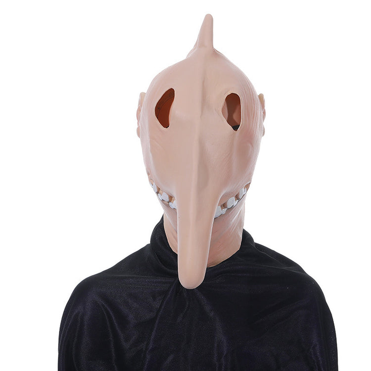 a person wearing a mask