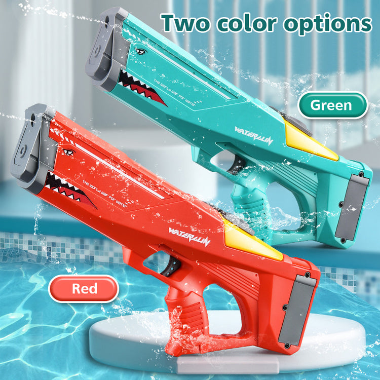 a water gun in a pool