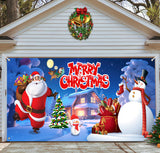 Cartoon Christmas Party Backdrop Cloth