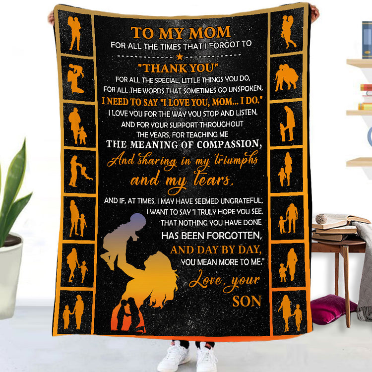a person holding a blanket