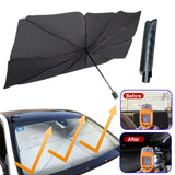 Foldable Umbrella-Style Car Windshield Sun Shade