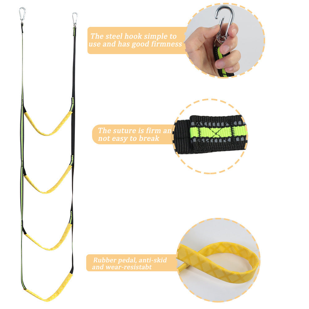 Boat Ladder Rope Inflatable Boat Rope Ladder ,Portable Rope Ladder For Inflatable Boat