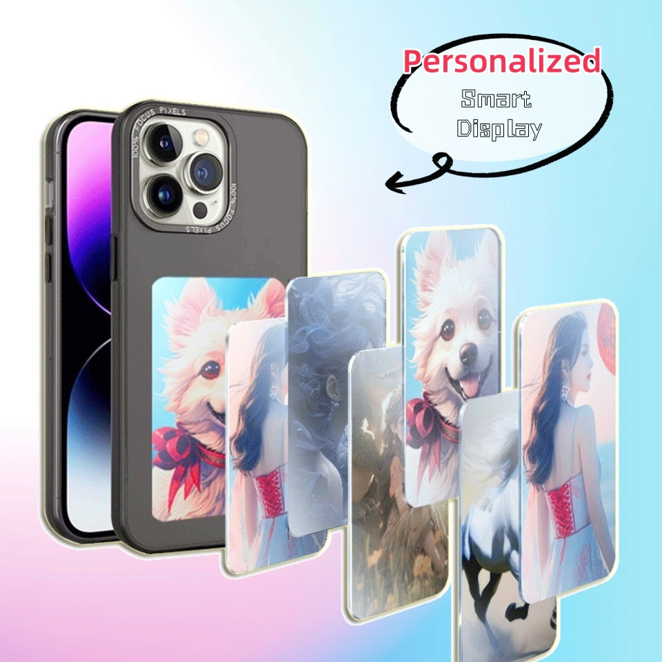 a cell phone with a couple of cases