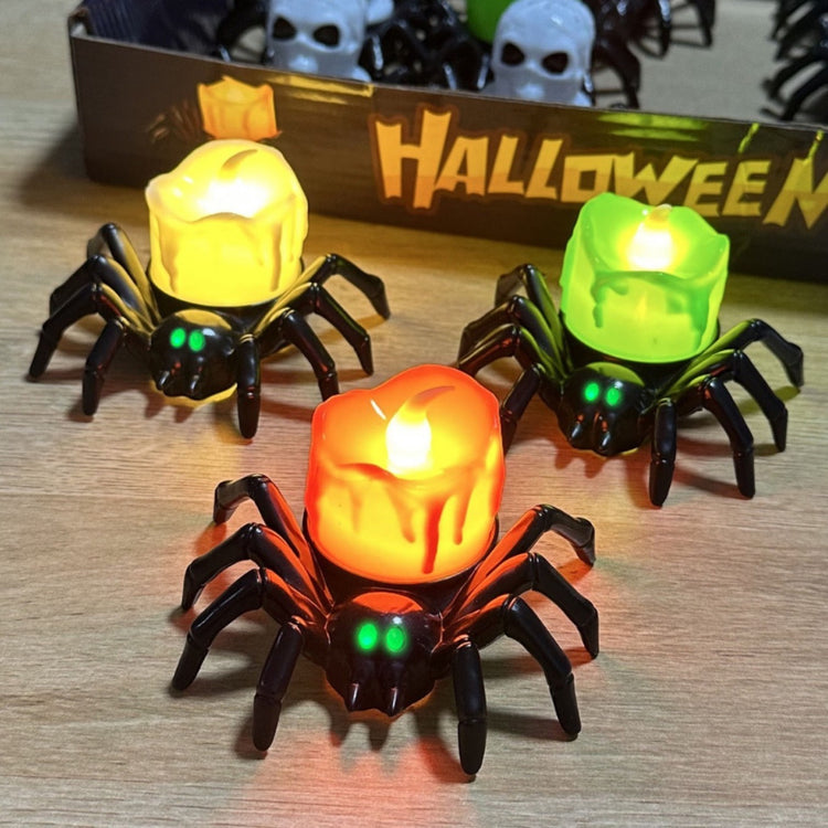 a group of spiders with lights