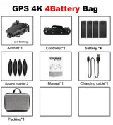 4K Camera Drone – Multiple Battery Configurations