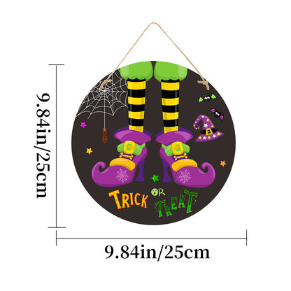 Imitation Wooden Doorplate Ghost Festival Haunted House Horror Atmosphere Decoration