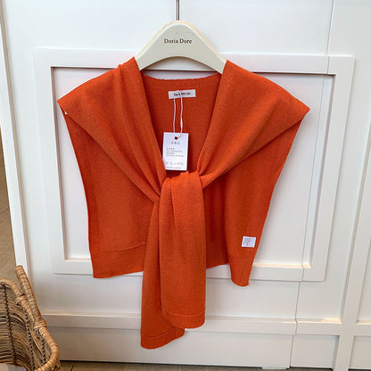 All-match Scarf Outer Wool Detachable Collar Shoulder