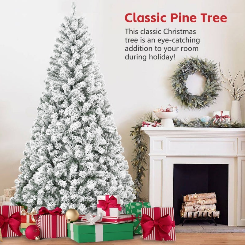 a christmas tree with presents and a fireplace