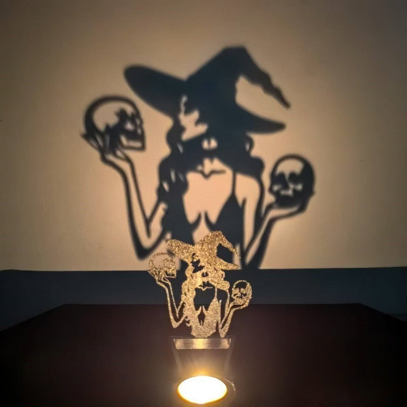 a person shadow on a wall
