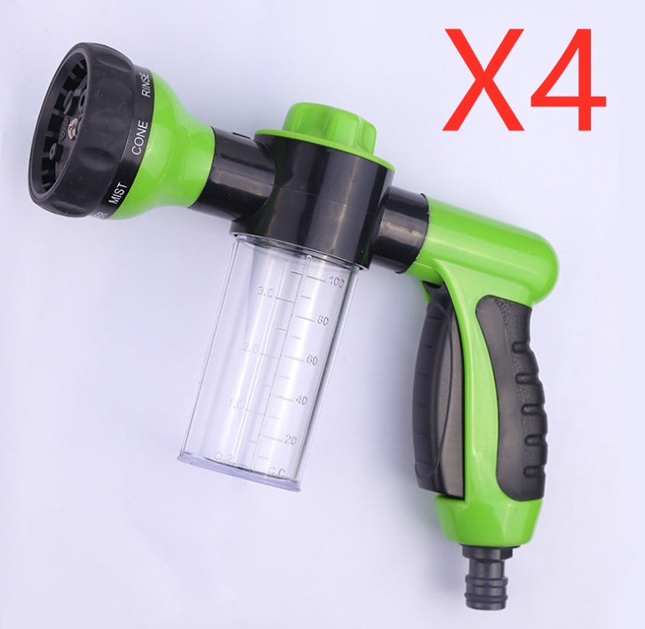 a green and black nozzle