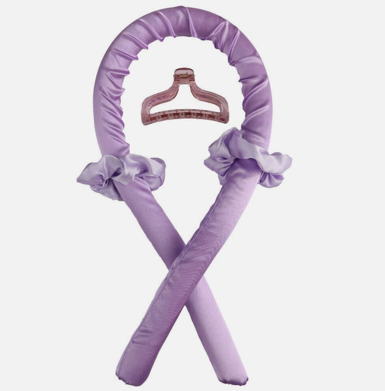 a hair curler and hair clip
