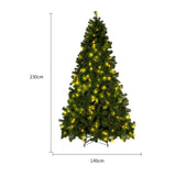 Artificial Snow-Covered PVC Christmas Tree